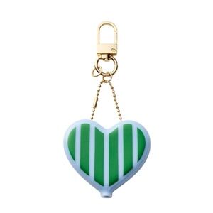 Kate Spade New York x Target Striped Heart Coin Purse/Bag Charm